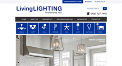 Desktop Screenshot of livinglightingrichmondhill.com